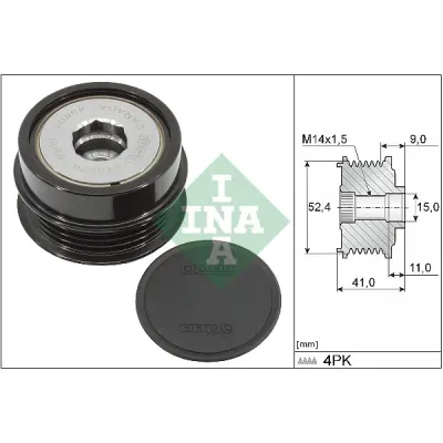 Sistem roata libera, generator INA 535 0339 10