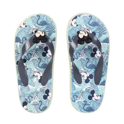Papuci pentru băieți model tropical Mickey