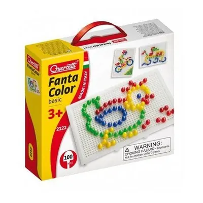 Set 100 piese Quercetti Fantacolor 10mm 2122