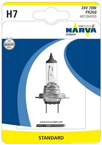 Bec auto NARVA - H7, 24V, 70W, PX26d
