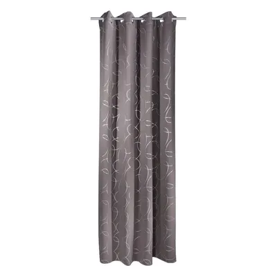 Draperie gri închis 135x245 cm Circles – Sehlbach