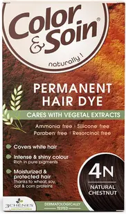 3 Chenes Color & Soin Vopsea de păr, 4N Culoare șaten natural