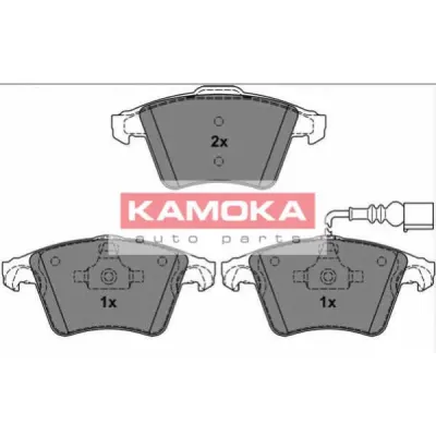Set placute frana, frana disc KAMOKA JQ1013286