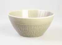 Bol din portelan - Gri - 12 cm