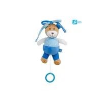 Jucărie muzicală pentru bebeluș Amek Toys - Ursulețul Albastru