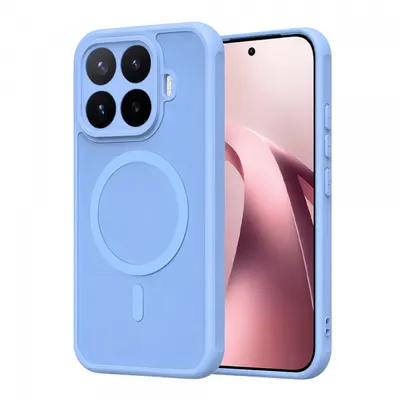 Husa MagSafe pentru Xiaomi 17T, Techsuit, HaloFrost II, Albastra