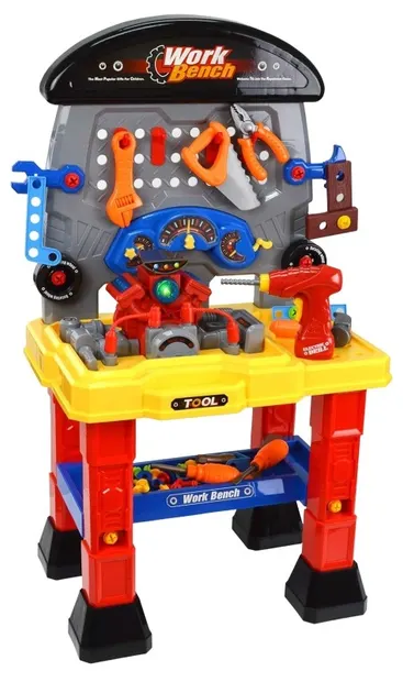 Set de joacă Bohui Toys - Masă de lucru cu unelte