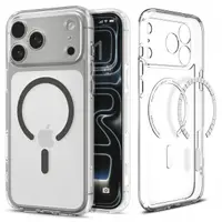 Husa MagSafe pentru Apple iPhone 17 Pro Max, Spigen, Ultra Hybrid, Gri ACS10283