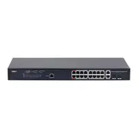 Switch cu 18 porturi Dahua PFS4218-16GT-130, MAC 16K, 56 Gbps, cu management, PoE