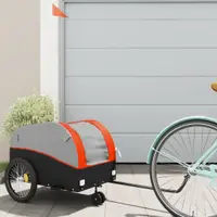 Gossi remorca pentru biciclete negru/portocaliu, 30 kg, fier