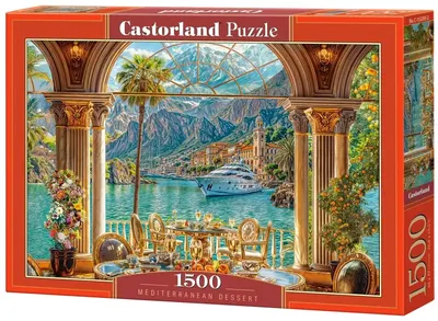 Puzzle Castorland din 1500 piese - Deserturi mediteraneene