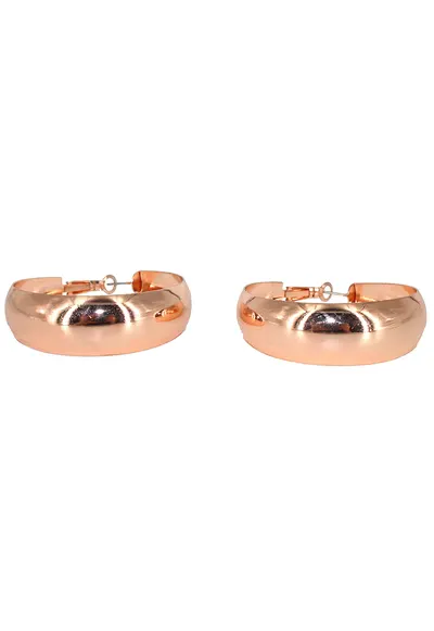 Cercei wide hoop 2537 - rose