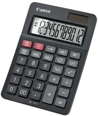 Calculator Canon - AS-120 II, 12 cifre, gri