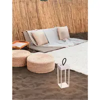 Lampa podea LUCIA Nisipiu Alb Aluminiu LED 4 Wat 3.7 Volt 223Lm 3000K IP54 Intrerupator On/Off USB Wire