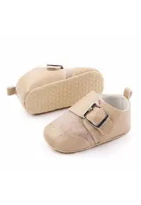 Pantofi Cu Catarama - Elegant - Piele ecologica - Baieti - Crem - Crem