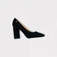 Pantofi cu toc gros - Black