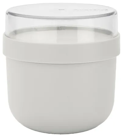 Bol pentru micul dejun Brabantia - Make & Take, 500 ml, Gri deschis