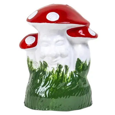 Ciuperca Decorativa Gradina, Latime 21 cm, Inaltime 27 cm, Ceramica