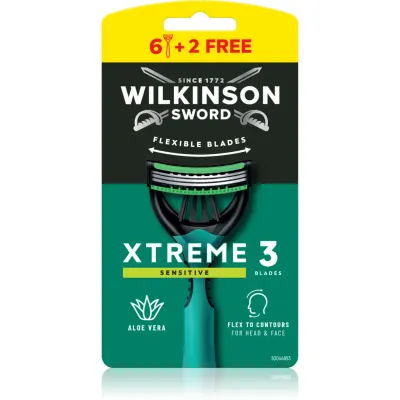 Wilkinson Sword Xtreme 3 Sensitive aparat de ras de unică folosință pentru barbati 8 buc
