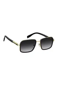 Ochelari de soare cu lentile patrate - Auriu/Negru
