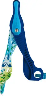Compas Maped Mini cute - 360°, cu 1 creion HB, albastru