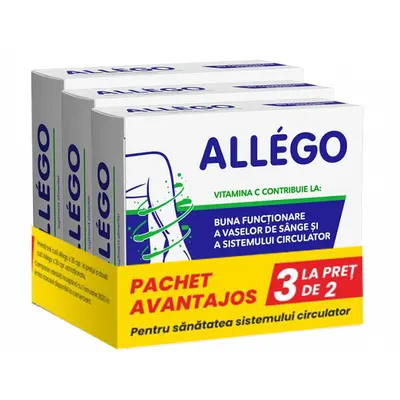 Allego pachet avantajos, 3 la pret de 2, Fiterman | 3 x 30 comprimate