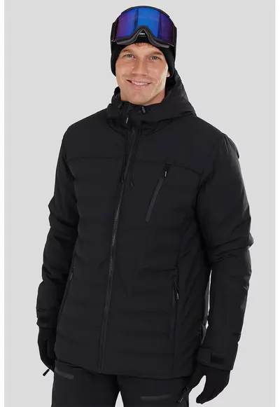 Geaca cu aspect contrastant pentru ski Fairfield - Negru
