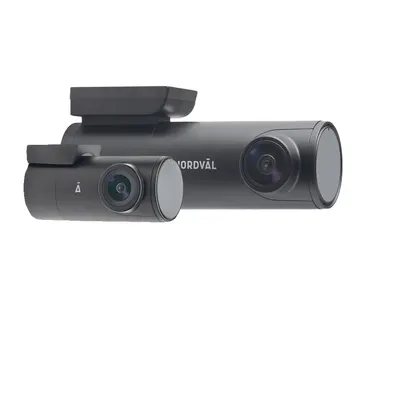 Camera auto fata/spate Nordval DC102 2CH cu WiFi, Ultra-HD 4K, GPS Logger, G-senzor, mod parcare, slot card + card 32 GB