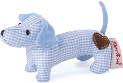 Jucărie moale Kathe Kruse - Teckel, 15 cm, albastru