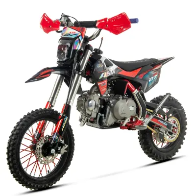 Motocicleta Enduro Cross Asix XB27, 110cc, 4T, roti 14 12 , far, pornire electromotor, semi-automat, culoare rosu gri