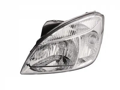 Far stanga (H4, electric, cu motoras, fundal galben) KIA RIO 2005-2011