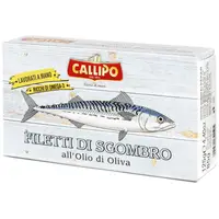 Fileuri de Macrou in Ulei de Masline Callipo, 125 g