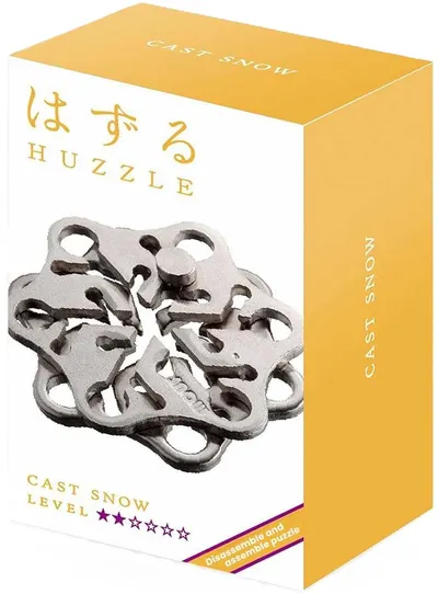 Puzzle logic metalic Hanayama - Cast Puzzle Snow Huzzle