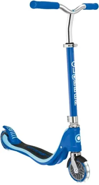 Trotinetă Globber - Flow 125 Lights, albastru