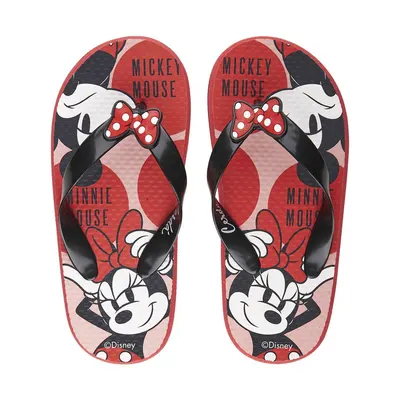 Papuci cu fundițe pentru fetițe Minnie