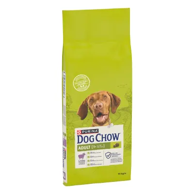 Hrana uscata pentru caini Dog Chow Adult, Miel 14kg