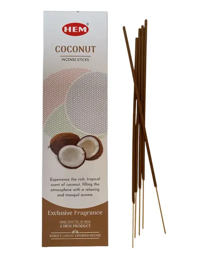 Betisoare parfumate COCONUT, 25g/cutie