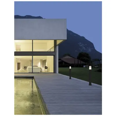 Pitic PYRO Inchis Gray Aluminiu Alb Acrylic LED E27 1x12 Wat 220-240 Volt IP54 Fara bec