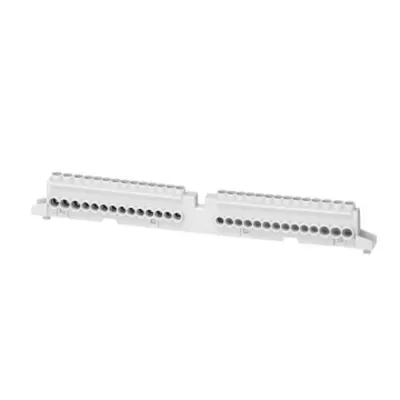 Screw And/or Clip Terminal Block - 80a - Ip20 - Unipolar - Pole 1 N/t (3x16)+(17x10)