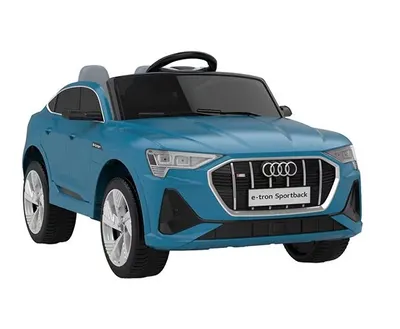 Masinuta electrica pentru copii cu licenta Audi E-Tron Sportback Blue cu telecomanda 2.4G,acumulator 12V4.5Ah,motoare 80w,lumini led,muzica,pornire la buton,usi cu deschidere,mp3usb,functie swing,3 viteze din telecomanda