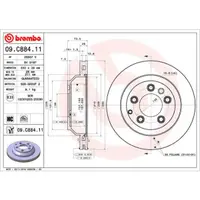 Disc frana BREMBO 09.C884.11