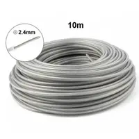 Fir motocoasa insertie otel 2.4mm x 10m rotund
