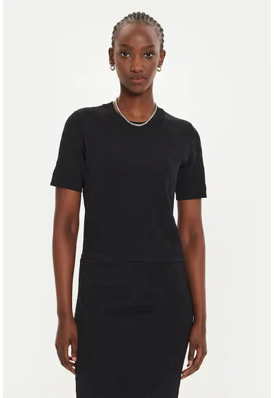 Tricou dama Maglia 103976 A21T - negru