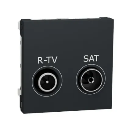 Noua Unica, Priza R-TV/SAT capat 2m antracit