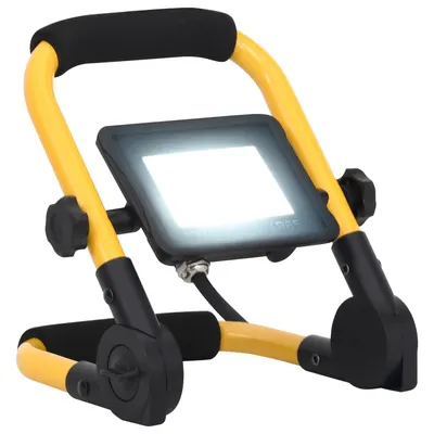 Gossi proiector cu led si maner, alb rece, 20 w