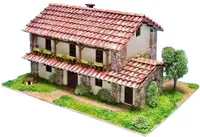 Model asamblat Domus Kits - Casă Santillana, Model cu mini cărămizi