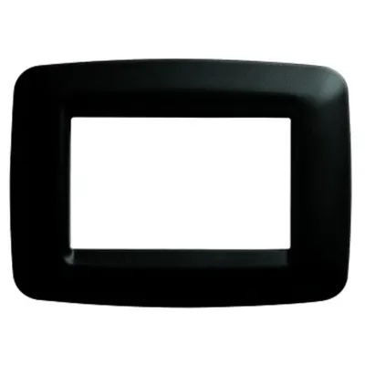 Placa Ornament Playbus Young - in Technopolymer - Satin Finishing - 2 Modul - Toner Black - Playbus