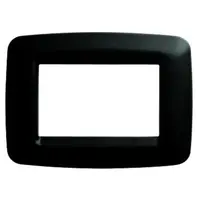 Placa Ornament Playbus Young - in Technopolymer - Satin Finishing - 2 Modul - Toner Black - Playbus