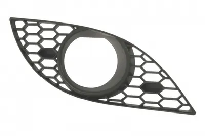 Element bara fata dreapta (cu orificii lampa ceata, plastic, negru, M-PAKIET) potrivit BMW 5 E60, E61 07.03-02.07