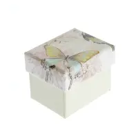 Cutie cadou cu fluturi multicolori 4.5 cm